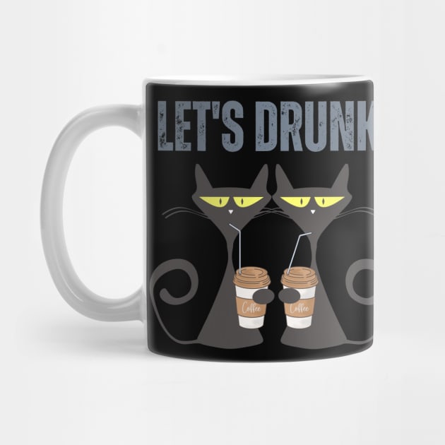 Let's Drunk Coffee Cats by IVNK